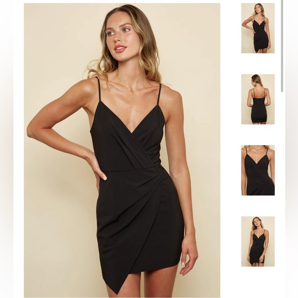 Little black dress | Asymetrical bottom - Picture 3 of 8
